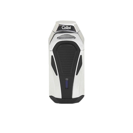 Colibri Boss Silver and Black Lighter with Cutter