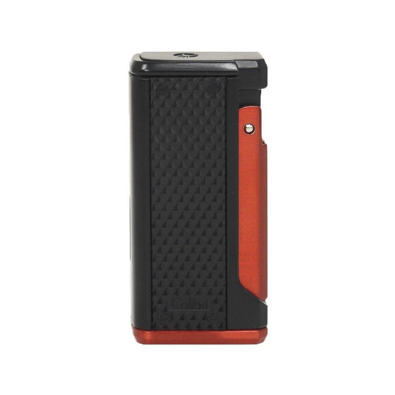 Colibri Monza Lighter Matte Black & Red Anonized