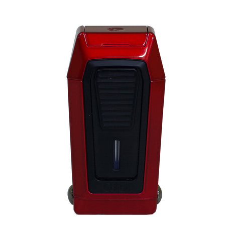 Colibri Gotham Red on Black Lighter with V - Cut