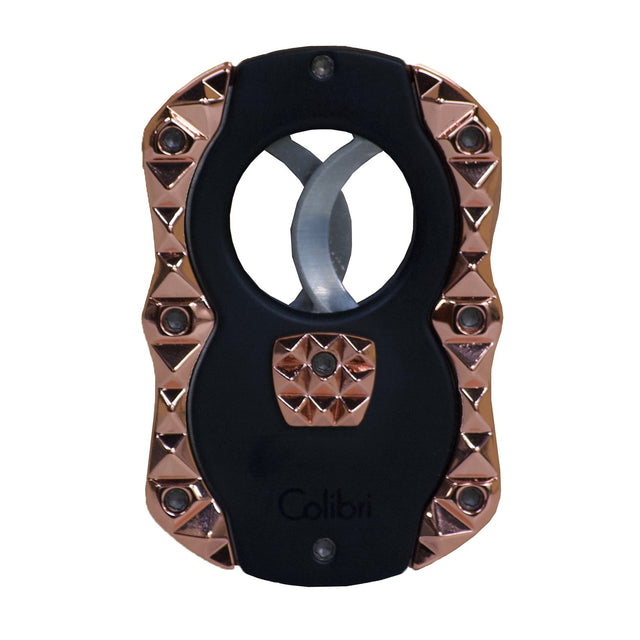 Colibri Quasar Cut Black with Rose Cigar Cutter CU100T74